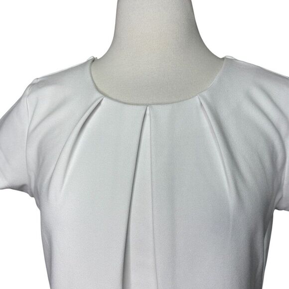 Liz Claiborne Solid White Blouse Size Extra Small - Picture 2 of 6